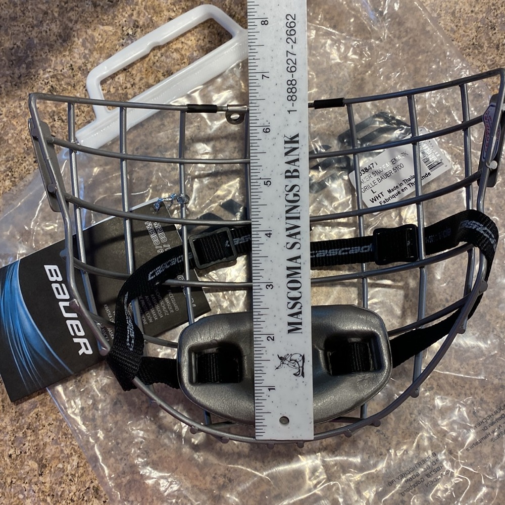 Facemask Grille Ice Hockey Cascade CHM M Z262.2-09 Type B1(UNSURE OF SIZE/BRAND) - Picture 11 of 17